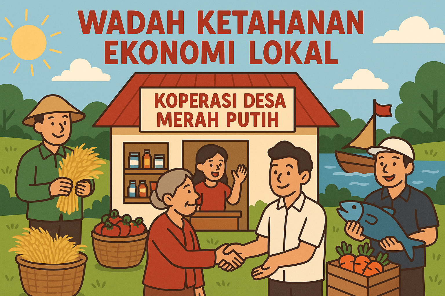 Koperasi Desa Merah Putih sebagai Wadah Ketahanan Ekonomi Lokal